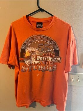 VINTAGE 1995 R.K STRATMAN HARLEY DAVIDSON STURGIS BLACK HILLS RALLY TEE SIZE XL